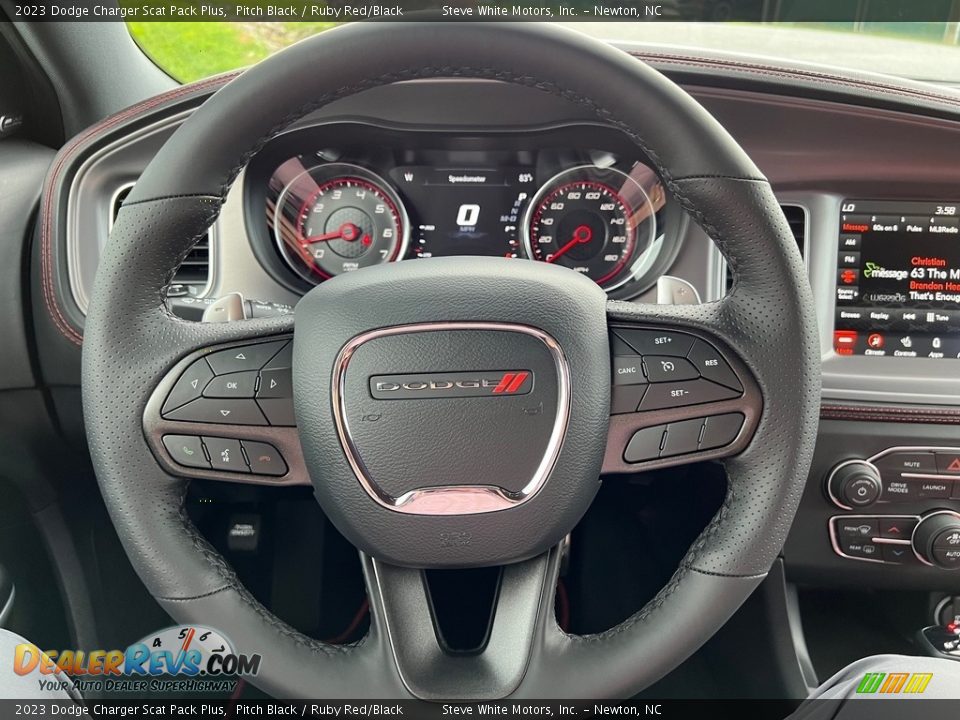 2023 Dodge Charger Scat Pack Plus Steering Wheel Photo #19