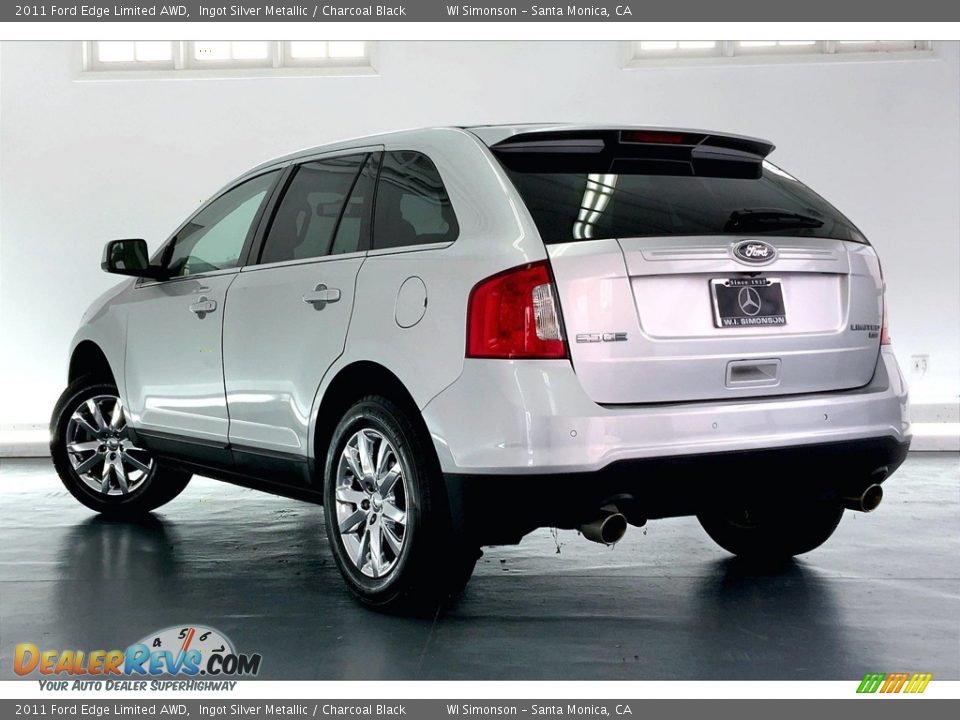 2011 Ford Edge Limited AWD Ingot Silver Metallic / Charcoal Black Photo #10