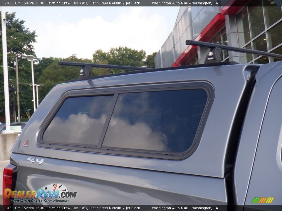 2021 GMC Sierra 1500 Elevation Crew Cab 4WD Satin Steel Metallic / Jet Black Photo #12