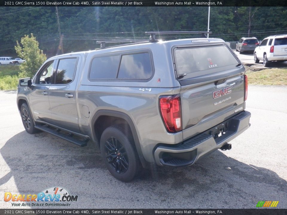 2021 GMC Sierra 1500 Elevation Crew Cab 4WD Satin Steel Metallic / Jet Black Photo #16