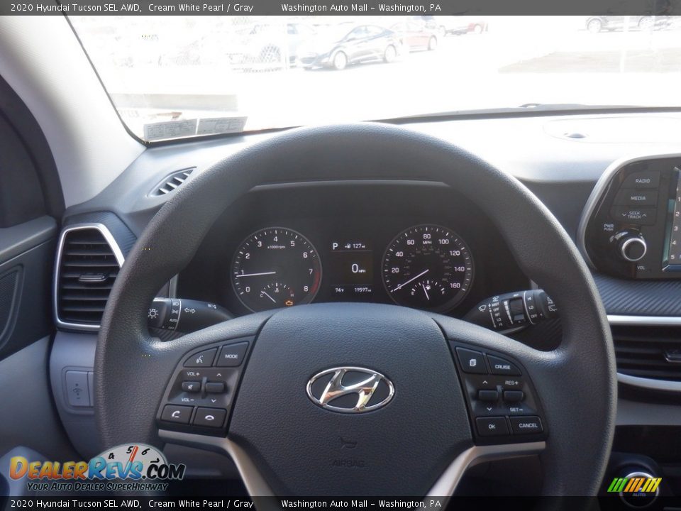 2020 Hyundai Tucson SEL AWD Cream White Pearl / Gray Photo #21