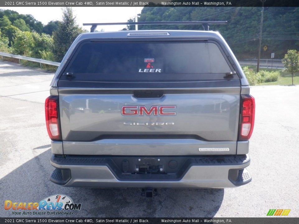 2021 GMC Sierra 1500 Elevation Crew Cab 4WD Satin Steel Metallic / Jet Black Photo #17