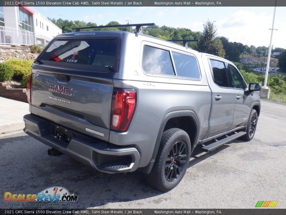 2021 GMC Sierra 1500 Elevation Crew Cab 4WD Satin Steel Metallic / Jet Black Photo #18