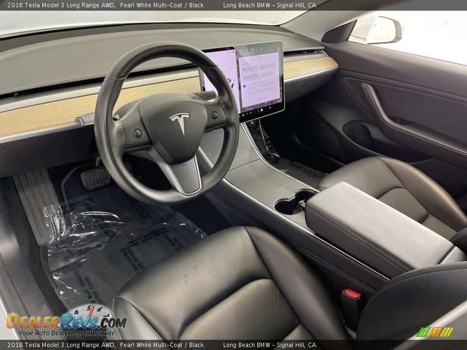 Black Interior - 2018 Tesla Model 3 Long Range AWD Photo #16