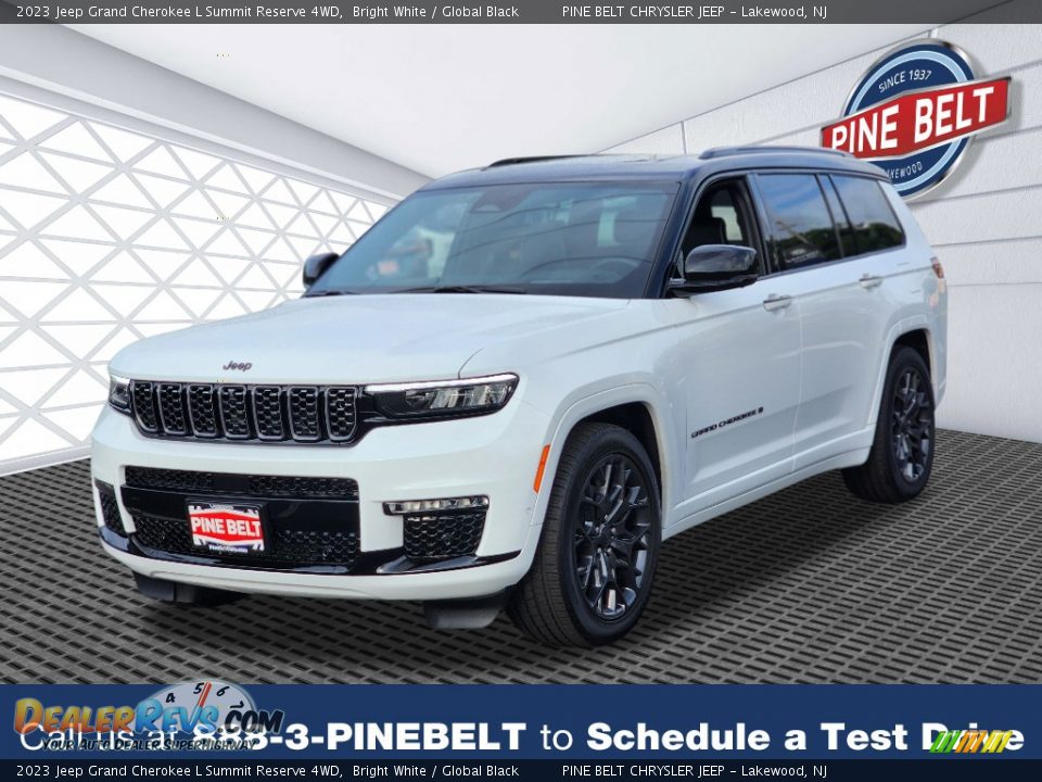 2023 Jeep Grand Cherokee L Summit Reserve 4WD Bright White / Global Black Photo #1