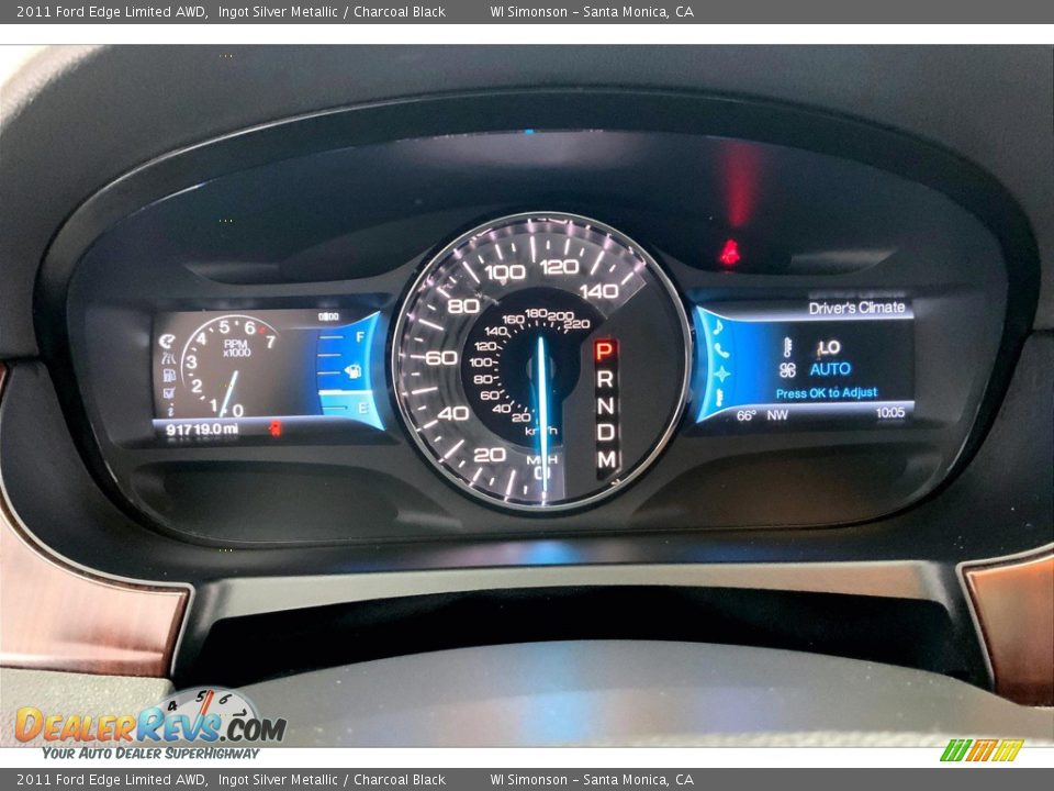2011 Ford Edge Limited AWD Gauges Photo #23