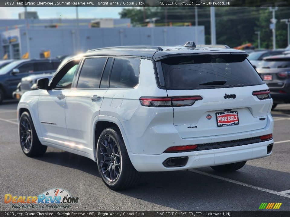 2023 Jeep Grand Cherokee L Summit Reserve 4WD Bright White / Global Black Photo #4