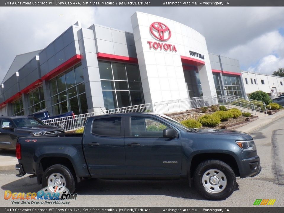 2019 Chevrolet Colorado WT Crew Cab 4x4 Satin Steel Metallic / Jet Black/Dark Ash Photo #2