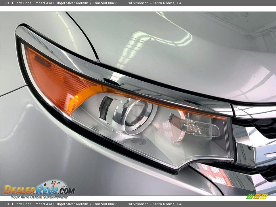 2011 Ford Edge Limited AWD Ingot Silver Metallic / Charcoal Black Photo #27