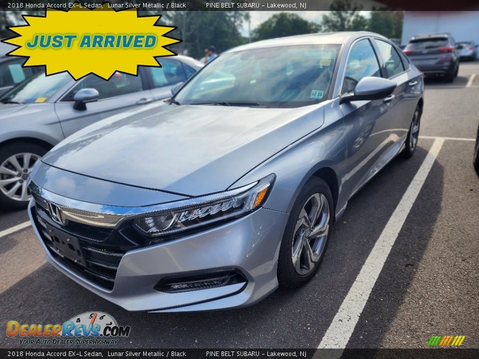 2018 Honda Accord EX-L Sedan Lunar Silver Metallic / Black Photo #1
