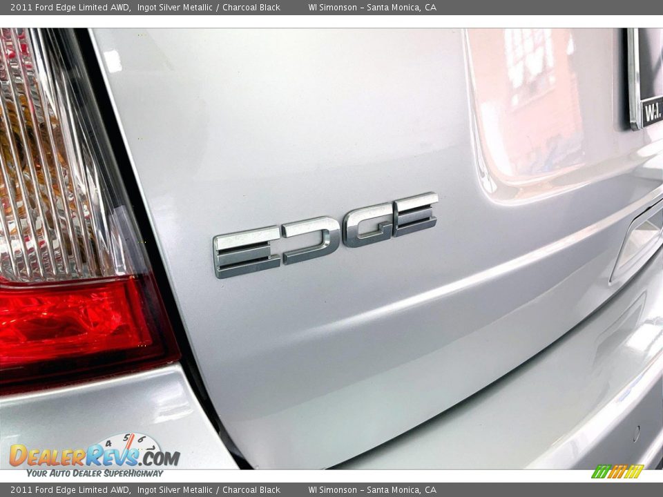 2011 Ford Edge Limited AWD Ingot Silver Metallic / Charcoal Black Photo #30
