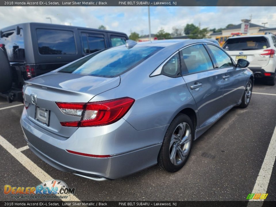 2018 Honda Accord EX-L Sedan Lunar Silver Metallic / Black Photo #3