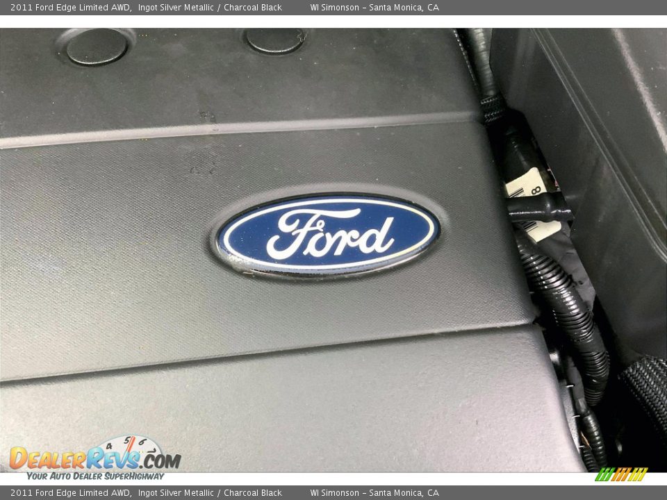 2011 Ford Edge Limited AWD Ingot Silver Metallic / Charcoal Black Photo #31