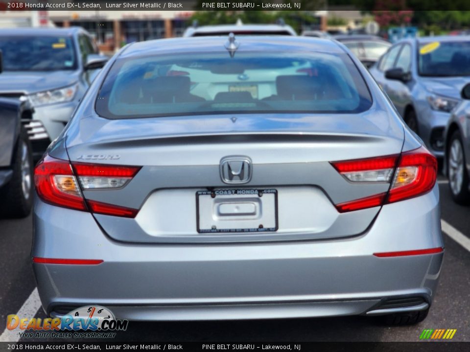 2018 Honda Accord EX-L Sedan Lunar Silver Metallic / Black Photo #4