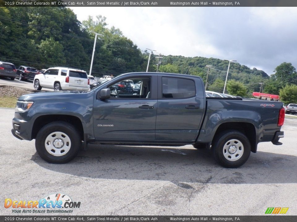 2019 Chevrolet Colorado WT Crew Cab 4x4 Satin Steel Metallic / Jet Black/Dark Ash Photo #14