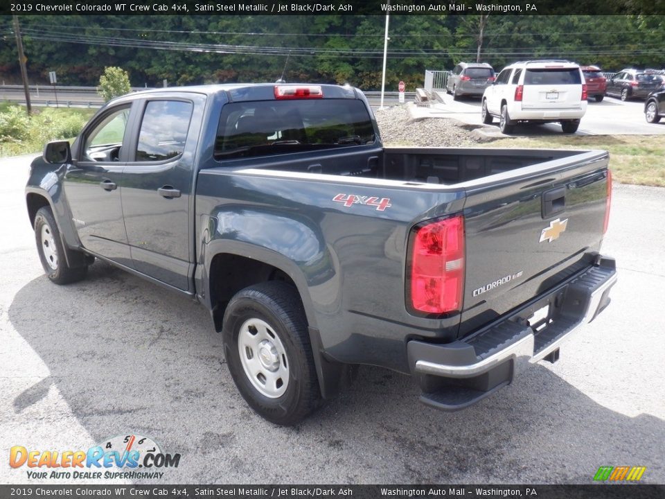 2019 Chevrolet Colorado WT Crew Cab 4x4 Satin Steel Metallic / Jet Black/Dark Ash Photo #15