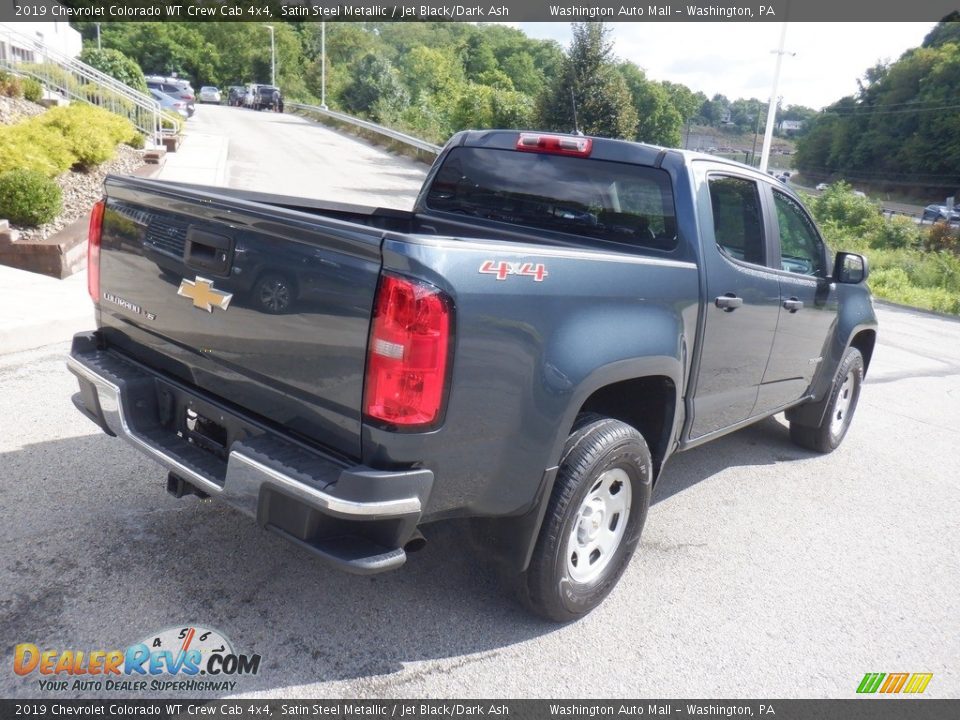 2019 Chevrolet Colorado WT Crew Cab 4x4 Satin Steel Metallic / Jet Black/Dark Ash Photo #19