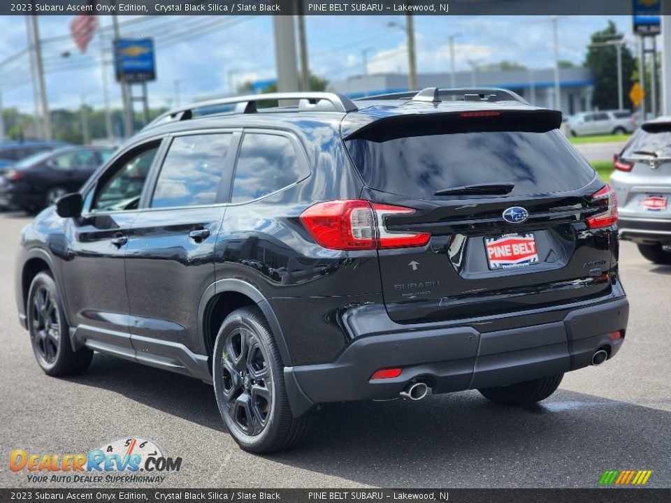 2023 Subaru Ascent Onyx Edition Crystal Black Silica / Slate Black Photo #4