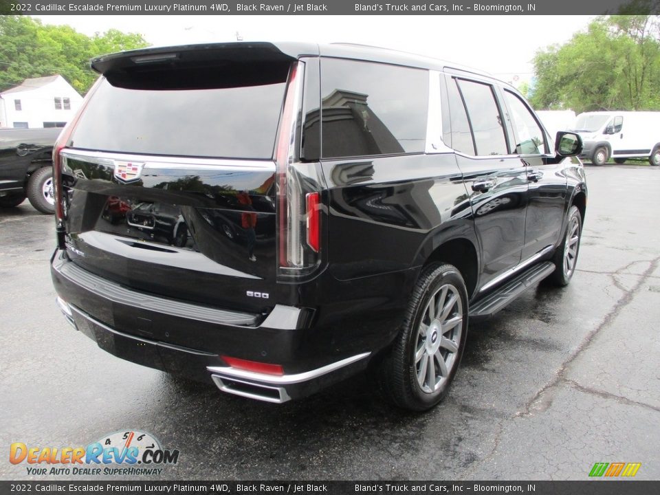 2022 Cadillac Escalade Premium Luxury Platinum 4WD Black Raven / Jet Black Photo #4