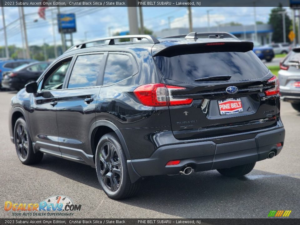 2023 Subaru Ascent Onyx Edition Crystal Black Silica / Slate Black Photo #5