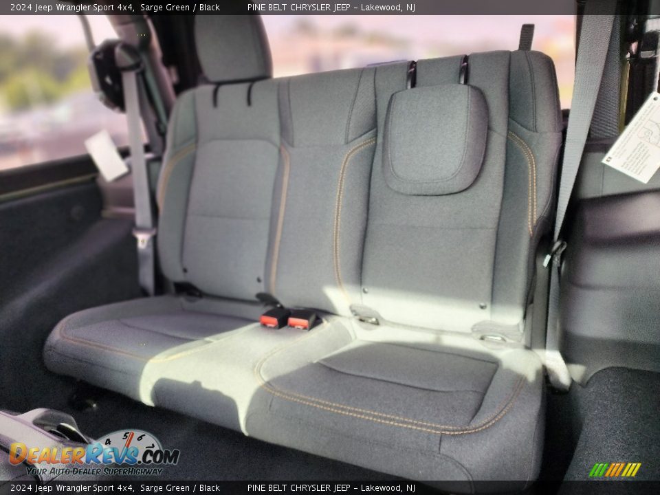 Rear Seat of 2024 Jeep Wrangler Sport 4x4 Photo #7