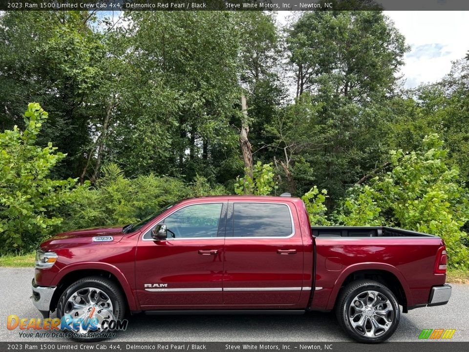 Delmonico Red Pearl 2023 Ram 1500 Limited Crew Cab 4x4 Photo #1