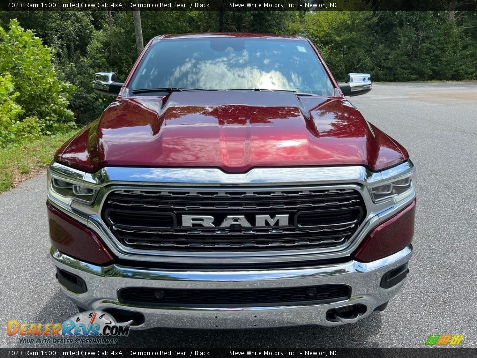 2023 Ram 1500 Limited Crew Cab 4x4 Delmonico Red Pearl / Black Photo #3