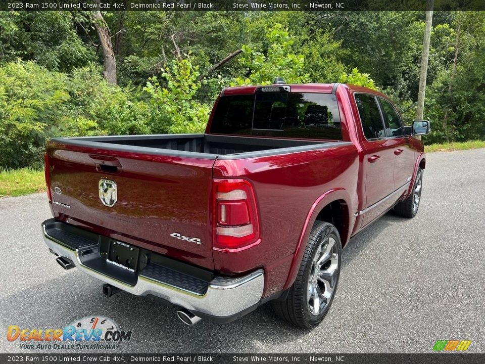 2023 Ram 1500 Limited Crew Cab 4x4 Delmonico Red Pearl / Black Photo #6