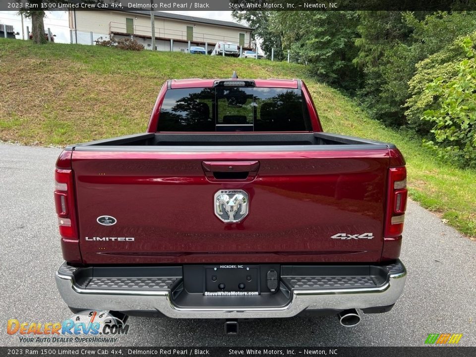 2023 Ram 1500 Limited Crew Cab 4x4 Delmonico Red Pearl / Black Photo #7