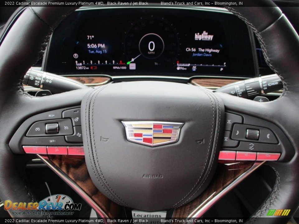 2022 Cadillac Escalade Premium Luxury Platinum 4WD Black Raven / Jet Black Photo #19