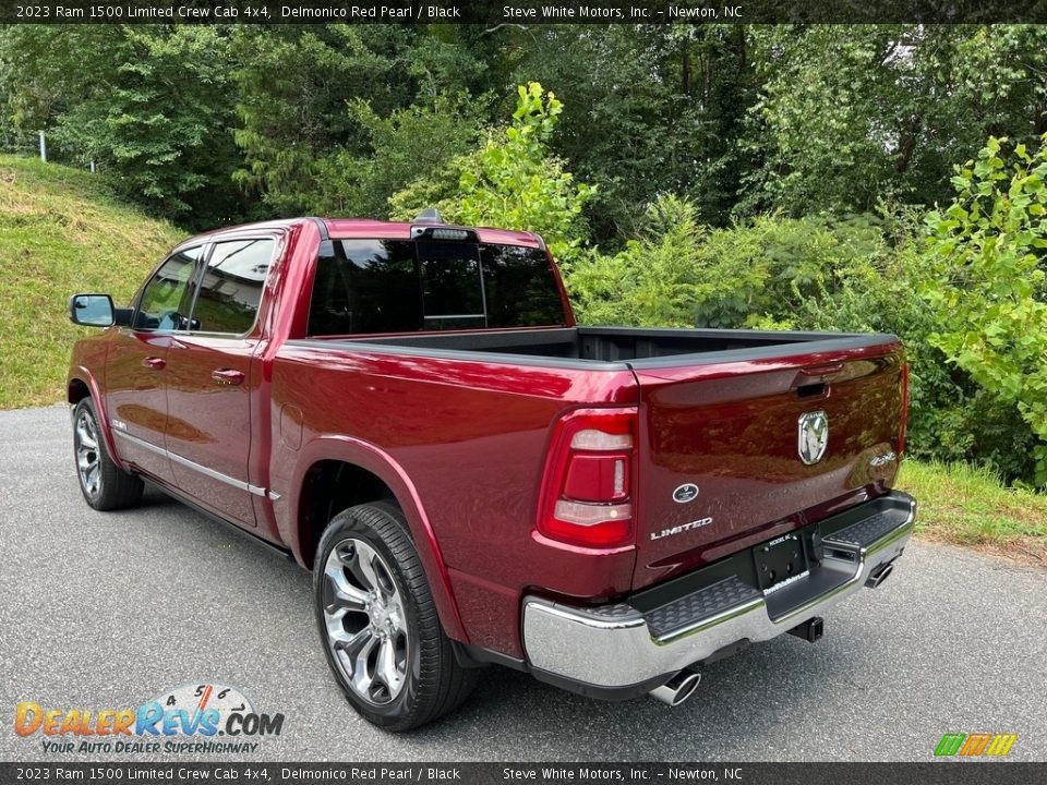 2023 Ram 1500 Limited Crew Cab 4x4 Delmonico Red Pearl / Black Photo #9