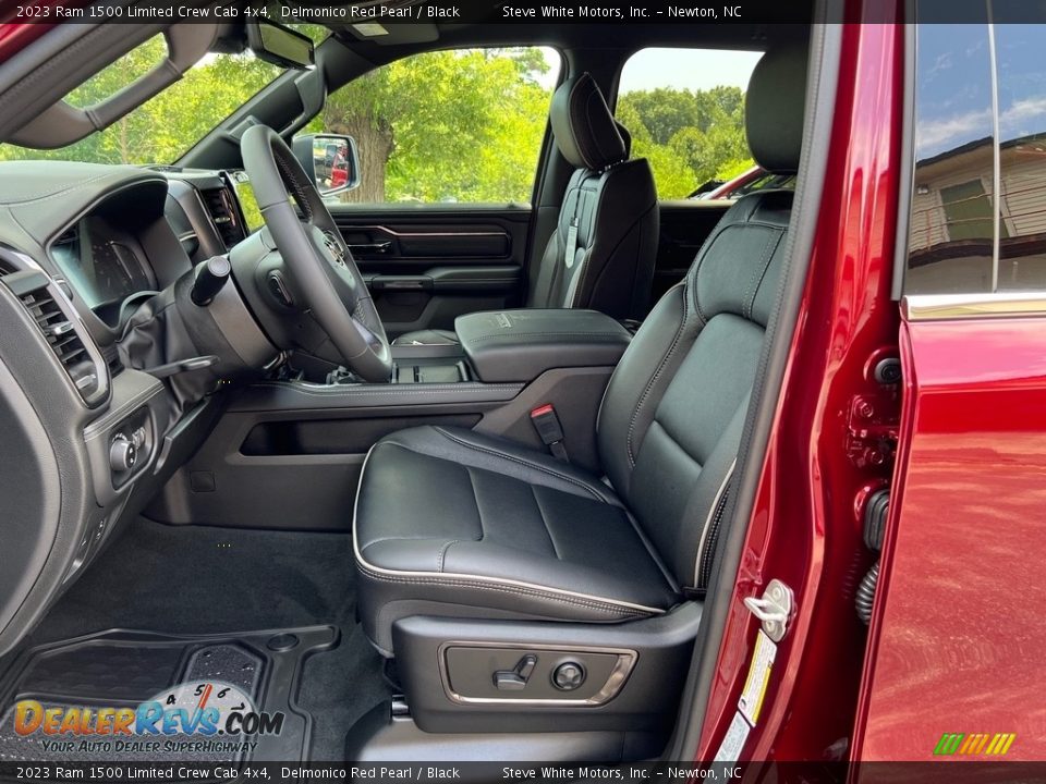 Black Interior - 2023 Ram 1500 Limited Crew Cab 4x4 Photo #13