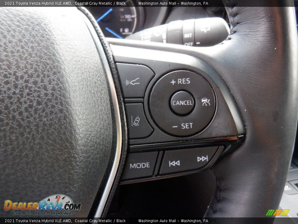 2021 Toyota Venza Hybrid XLE AWD Coastal Gray Metallic / Black Photo #11