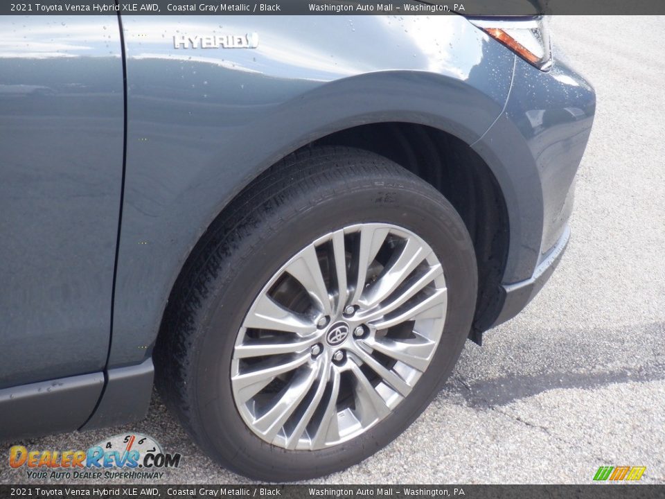 2021 Toyota Venza Hybrid XLE AWD Coastal Gray Metallic / Black Photo #13