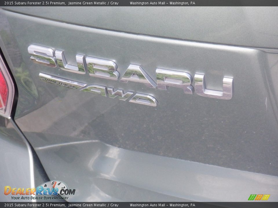2015 Subaru Forester 2.5i Premium Jasmine Green Metallic / Gray Photo #10
