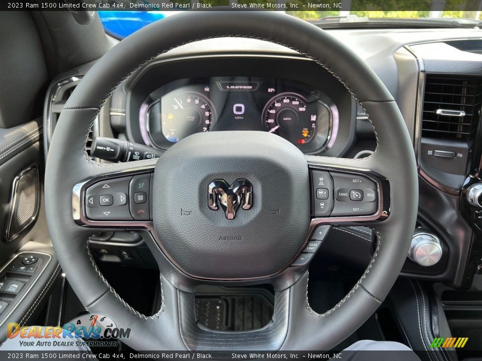 2023 Ram 1500 Limited Crew Cab 4x4 Steering Wheel Photo #23