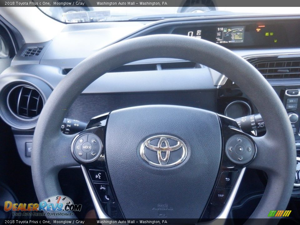 2018 Toyota Prius c One Steering Wheel Photo #24