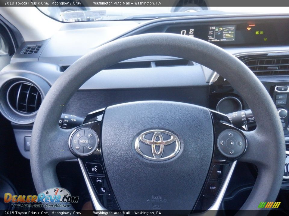 2018 Toyota Prius c One Steering Wheel Photo #24