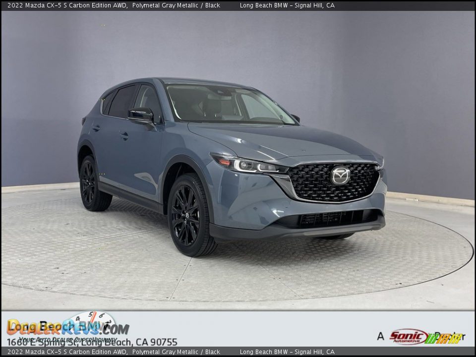 2022 Mazda CX-5 S Carbon Edition AWD Polymetal Gray Metallic / Black Photo #1