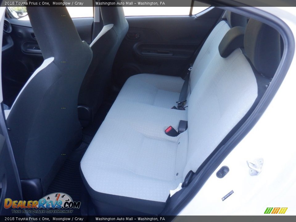 Rear Seat of 2018 Toyota Prius c One Photo #25