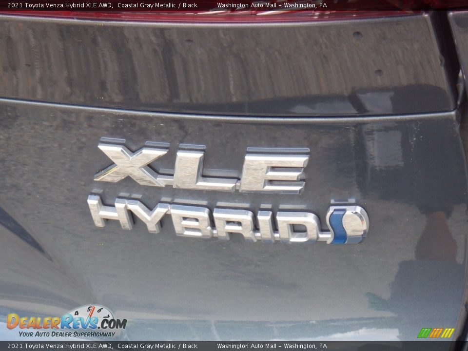 2021 Toyota Venza Hybrid XLE AWD Coastal Gray Metallic / Black Photo #20