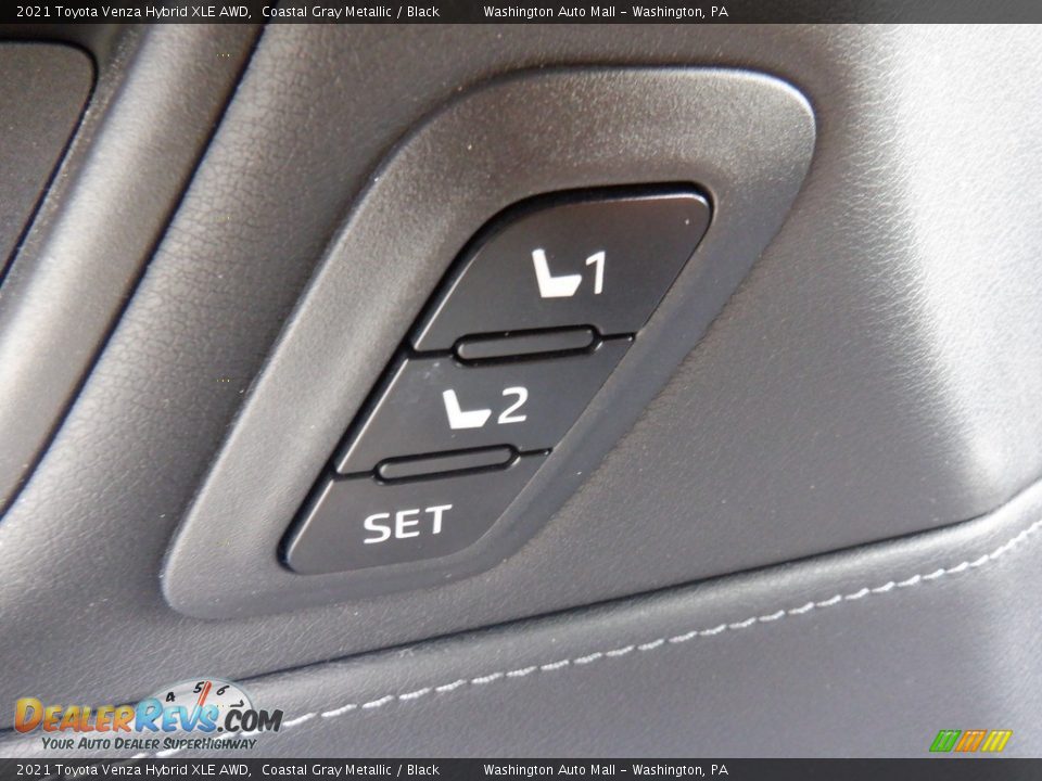 2021 Toyota Venza Hybrid XLE AWD Coastal Gray Metallic / Black Photo #22
