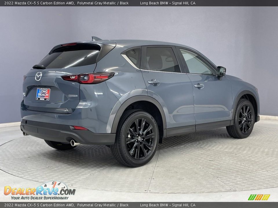 2022 Mazda CX-5 S Carbon Edition AWD Polymetal Gray Metallic / Black Photo #5