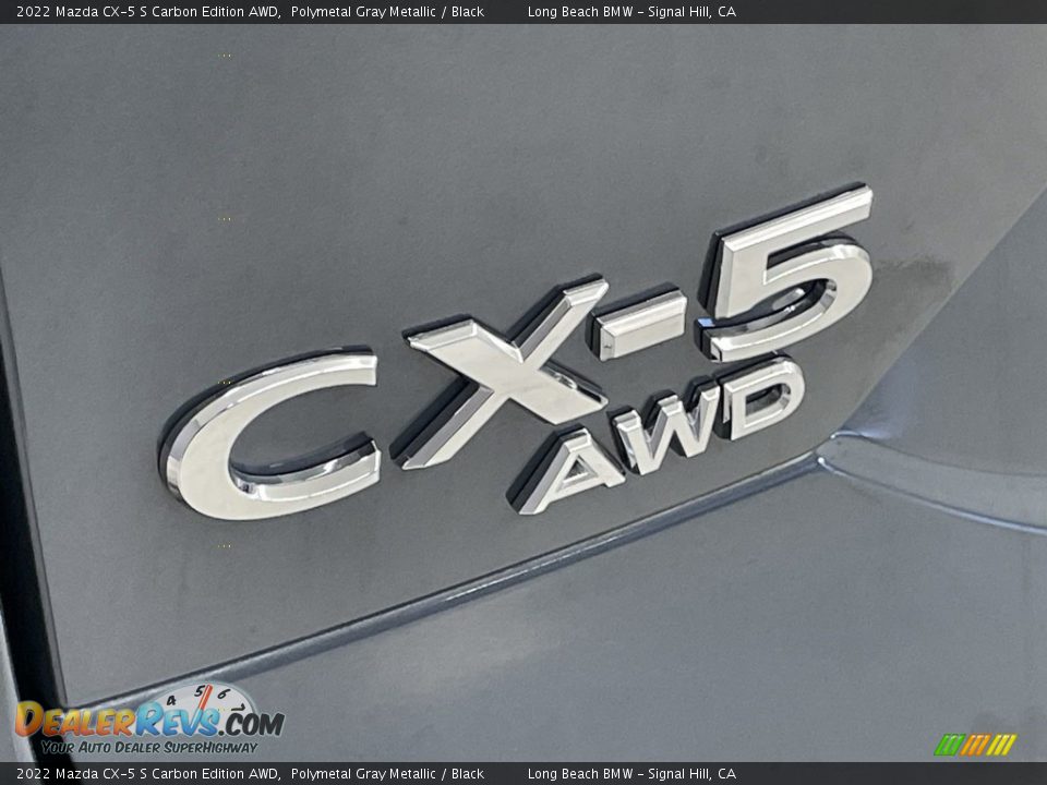 2022 Mazda CX-5 S Carbon Edition AWD Polymetal Gray Metallic / Black Photo #10