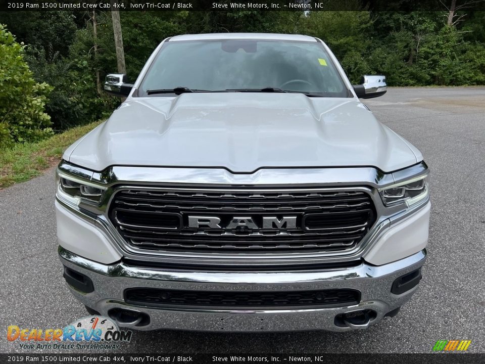 2019 Ram 1500 Limited Crew Cab 4x4 Ivory Tri–Coat / Black Photo #3