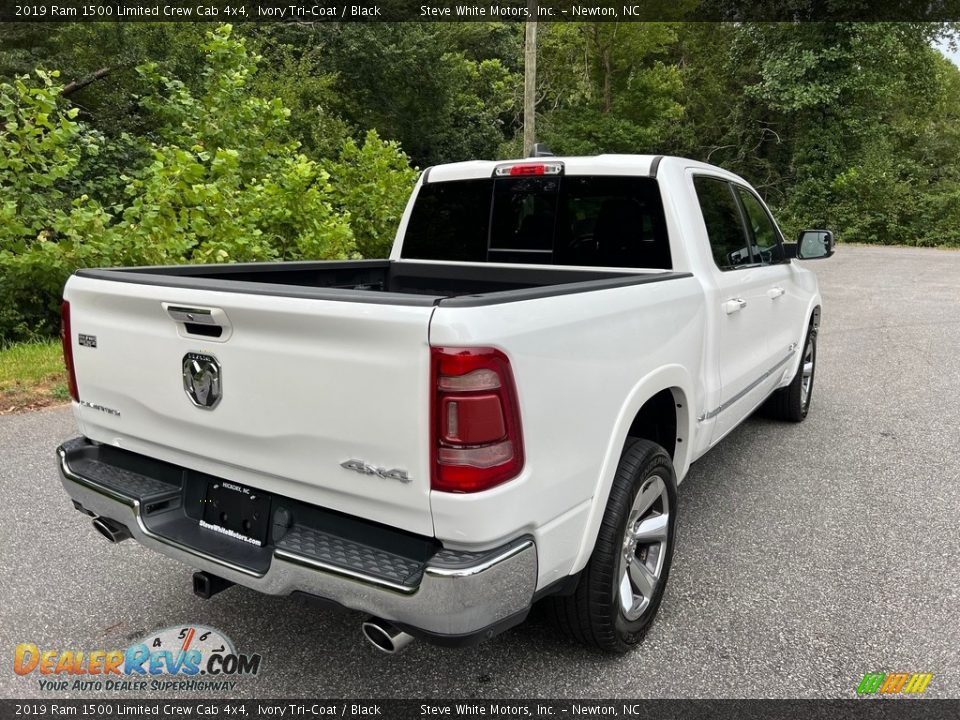 2019 Ram 1500 Limited Crew Cab 4x4 Ivory Tri–Coat / Black Photo #6