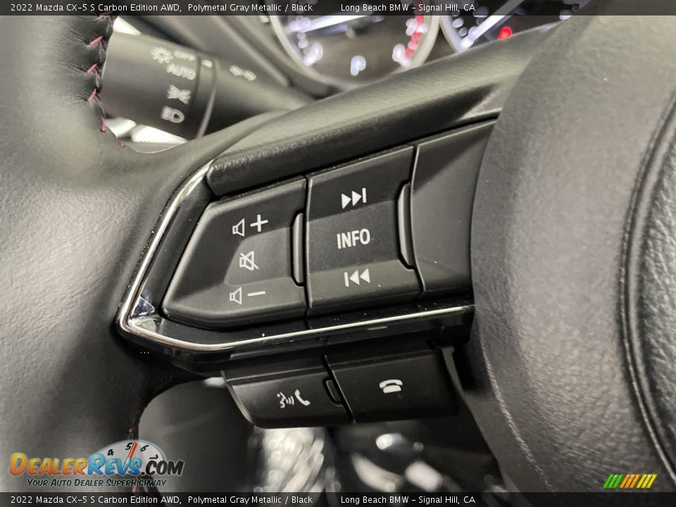 2022 Mazda CX-5 S Carbon Edition AWD Steering Wheel Photo #18