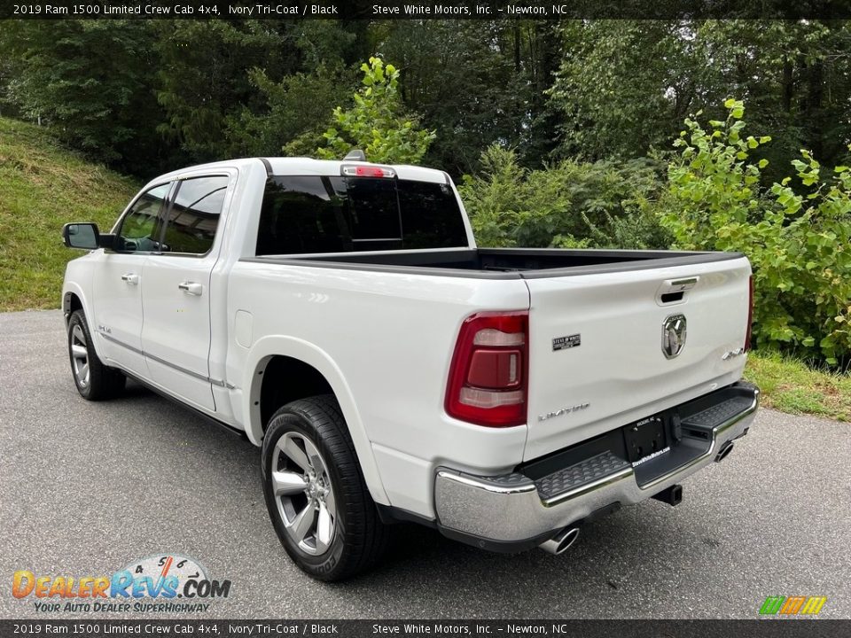 2019 Ram 1500 Limited Crew Cab 4x4 Ivory Tri–Coat / Black Photo #9