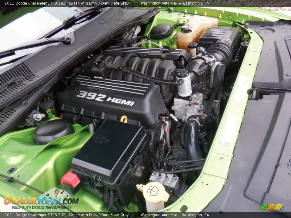 2011 Dodge Challenger SRT8 392 Green with Envy / Dark Slate Gray Photo #5