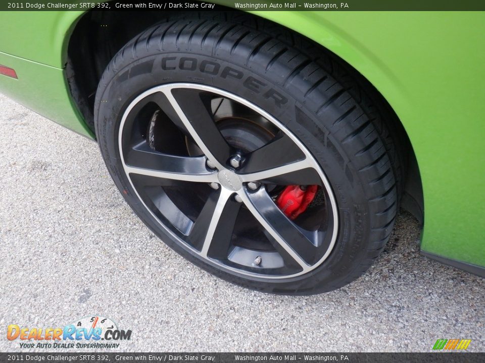 2011 Dodge Challenger SRT8 392 Green with Envy / Dark Slate Gray Photo #11